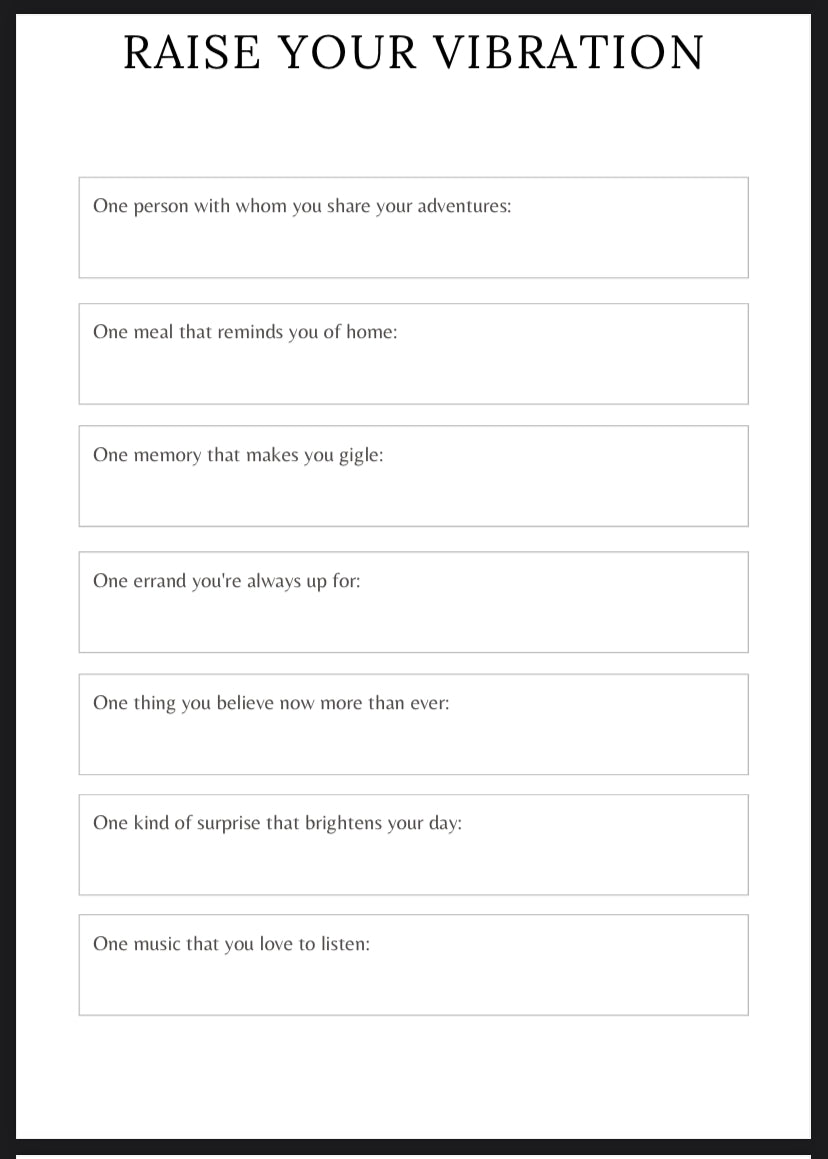 Digital Manifestation Planner